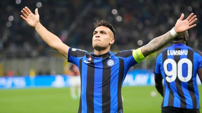 Lautaro Martinez og Inter leverer næppe en opvisning mod Atalanta.